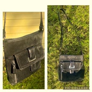 Suede Tignanello Crossbody Bag
